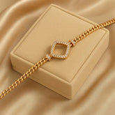 Zircon Bracelet-48 (Golden)